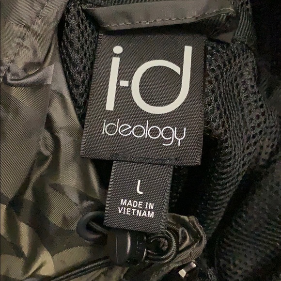 Ideology Camo windbreaker hoodie (Olive Green) - Picture 1 of 6
